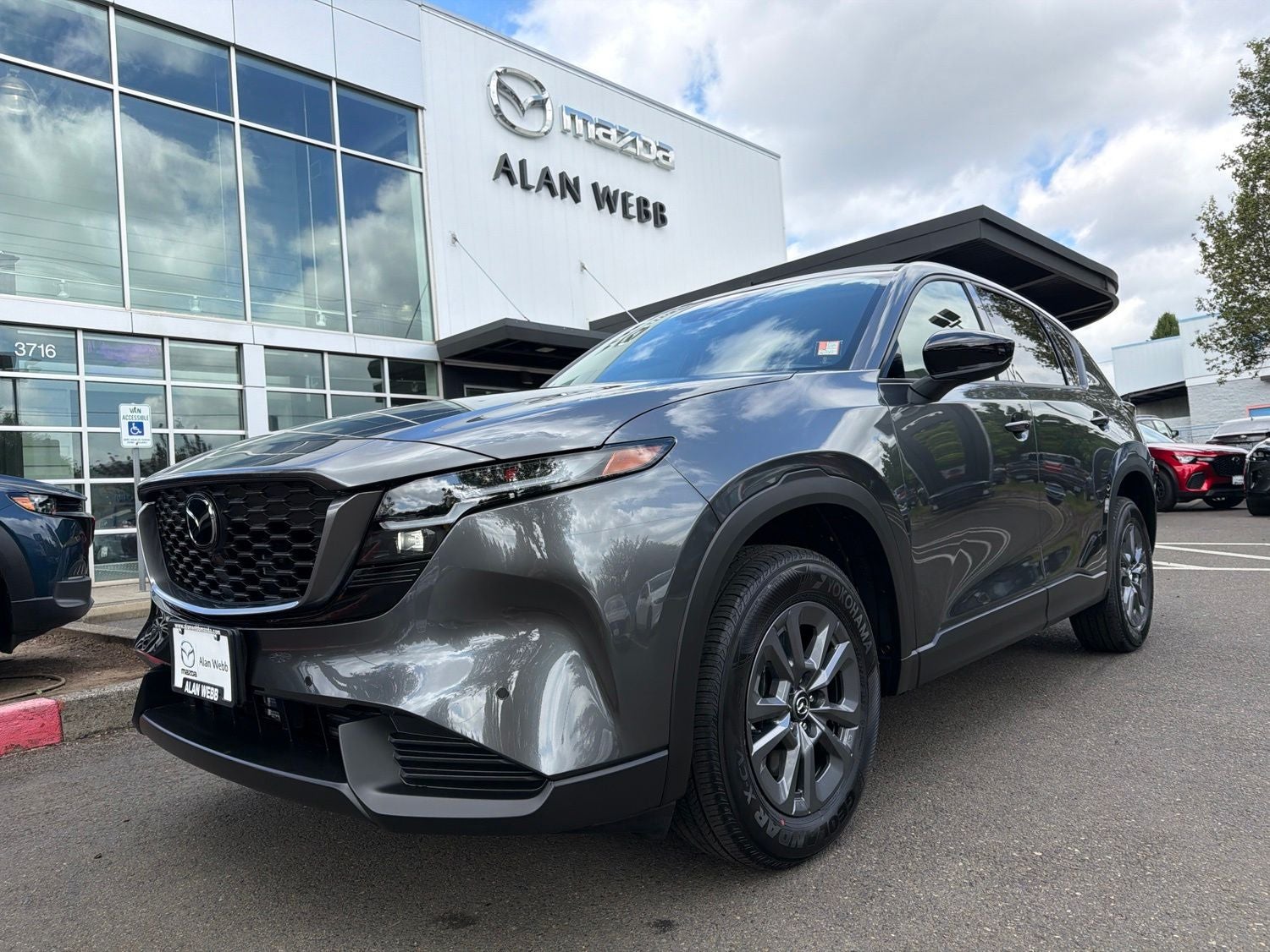 2026 Mazda Mazda CX-5 2.5 S Select AWD in Machine Gray Metallic — front three-quarter view