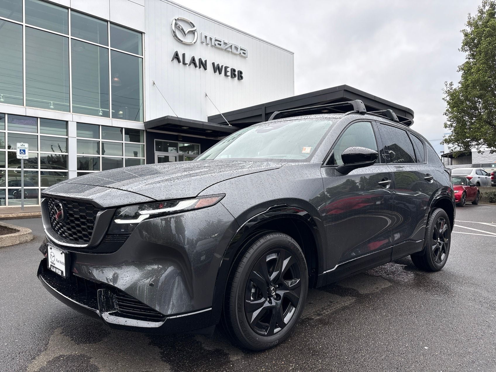 2026 Mazda Mazda CX-5 2.5 S Premium AWD in Machine Gray Metallic — front three-quarter view
